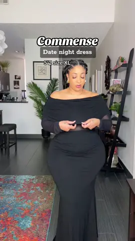 Beautiful dress 😍 @Commense Clothing #curvytiktok #curvyfashion #outfitinspo #outfitinspiration #outfitideas #commensedress #viraldress #datenightlook #tiktokshop #commensetryon 
