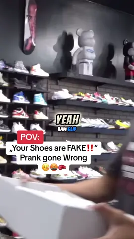POV: „Your Shoes are Fake⁉️“😂//#fy #fyp #foru #foryou #forupage #airforce1traviscott #ramitheicon #travisscott #ramitheiconprank 