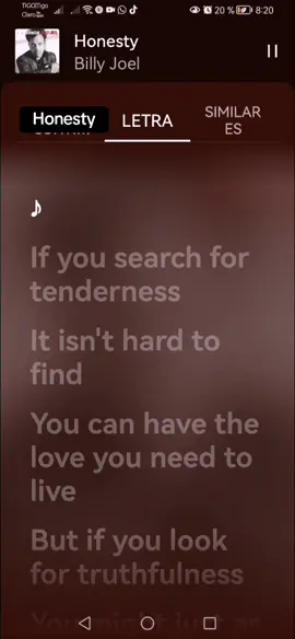 #trejomusicbox #lyrics×songs #algomás🌹 Part 109.   Honesty - Billy Joel 