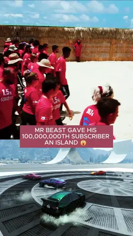 Mr. Beast marks 100M subscribers with an extraordinary island giveaway. #mrbeast #viral #fyp