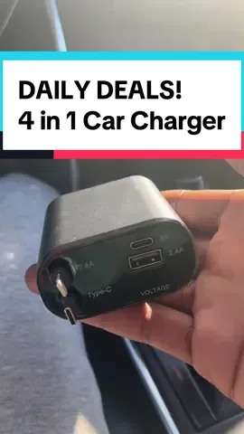 This charger is dope!!! #tiktokshop #dailydeals #4in1carcharger #carcharger4in1 