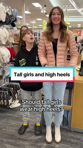 Should tall girls wear high heels? #tall 