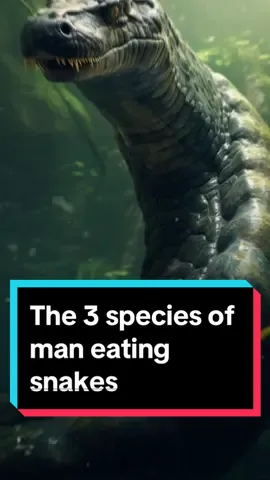 The 3 species of man eating snakes