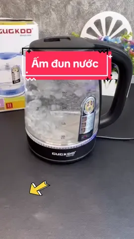 Ấm siêu tốc thuỷ tinh 2.0L hot nhất năm 2024 #amsieutoc #amsieutoccuckoo #ấmđunnước #xuhuong 
