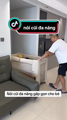 chiếc nôi rất tiện lợi cho ba mẹ#mebimsua #baby #mebau #yeucon #chamcon #xuhuong #mevabe #nuoicon #reviewmevabe 