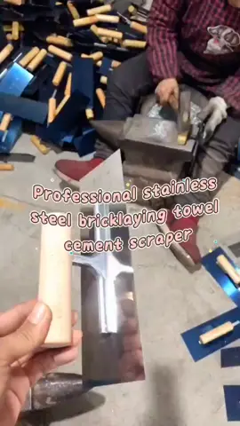 Professional stainless steel bricklaying towel cement scraper#goodthingstoshare❤️ #tiktok2024 #scraper #hardwaretool #fypシ 