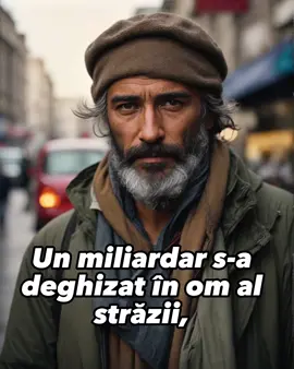 Un miliardar s-a deghizat in om al strazii, sa vada daca cineva l-ar ajuta. Ceea ce s-a intamplat apoi, a uimit pe toata lumea. #poveste #trending #viral #fyp #pilde #fypシ #lectiideviata #romania 