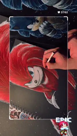 Throwback to the other hedgehog 🤘🏼✍🏼🔥 #knuckles #sonic #sonicthehedgehog #fyp #drawing #prismacolor #prismacolorpencils #colorpencilart #colorpencildrawing #fypシ #drawingprocess #drawingvideo #drawingtiktok #sonic2 #sonicmovie #movieart #videogame #videogameart #freehanddrawing #freehandsketch #3ddrawing #fanart 