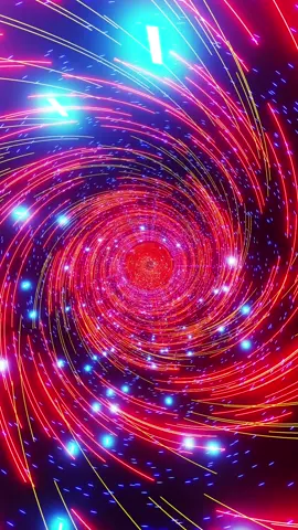 VJ Loop 3D animation. Spiral tunnel with laser neon particles at high speed. Abstract background for video release. DJ visual effects. Visual loops for music. VFX background for music.