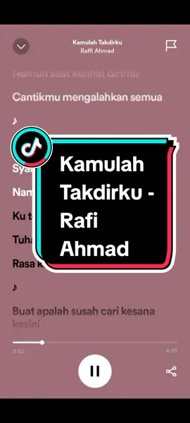 kamulah takdirku - rafi ahmad #kamulahtakdirku #spotify #spotify2024 #fyp #fypシ #fypシ゚viral #fypage #liriklagu #liriklaguviral #fulllirik #trendliriklagu #musikstory #bestsongever #myfavoritelyrics #recommendedsongs #songslyrics #foryou 