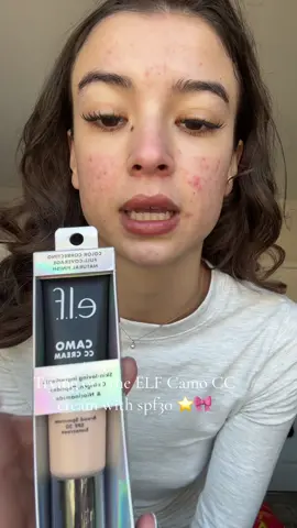 Will this be my new tinted sunscreen? ☀️🎀 Have you tried it ? No pore clogging ingredients 😍 #elfcamocccream #elfcosmeticsreview #elfcosmetics #kosascloudset #milkhydrogripprimer 