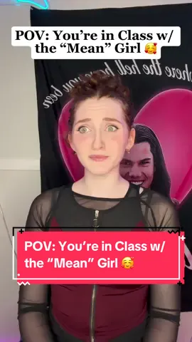 These people always put me on edge. I know they mean well, but the delivery is like having Gordon Ramsey rate your food on a cooking show. #pov #meangirl #nicegirl #inclass #middleschool #highscool #cringe #relatable #funny