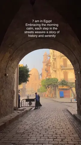 IG:amr.a.salah Exploring the timeless charm of Egypt’s streets on a weekend morning – where history meets tranquility 😍✨ #thisiscairo #egyptiantiktok #myegypt #egypttravel #cairoegypt #egyptian_tik_tok #oldcairo
