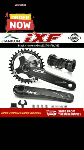 Reday StockIXF Crankset MTB 10#crankset#IXFcrankset#mtbcrankset#IXFmtbcrankset#bicyclecrankset#bikecrankset#fypシ゚viral #fypシ #fyp #sale #foryou #marketing 