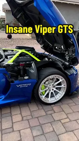 Insane Viper Build 🔪 @V I P E R T O A D #cars #carvideos #dodgeviper #viper #srt10 #vipergts  