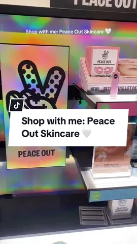 Shop woth me for the viral pimple patches from @PeaceOutSkincare 🤍 the display at sephora was absolutely gorgeous! So excited to try the stickers out 🥰 #PeaceOutSkincare #sephora #shopping #skincare #acne #acnetreatment #pimplepatch 