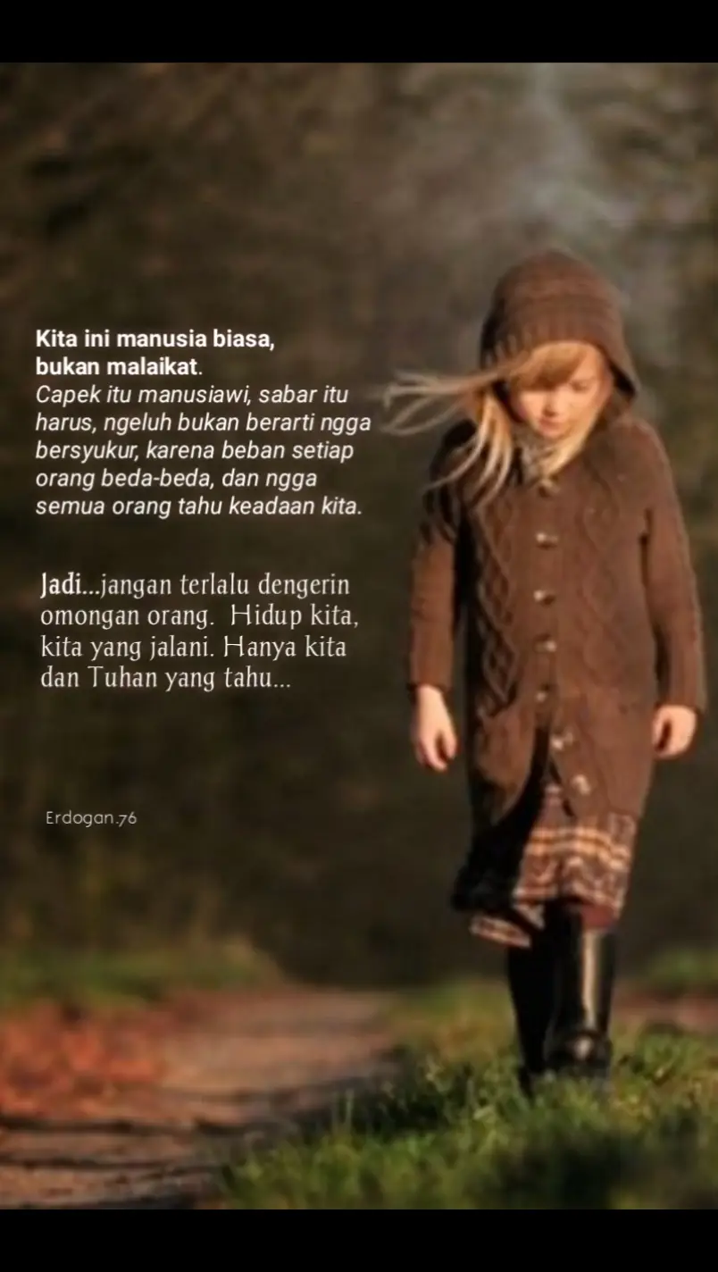 Tentang beban hidup dan kesabaran hati 😇😇 #motivasihidup #sabar #jadiakusebentarsaja 