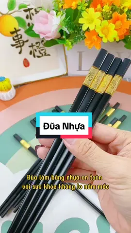 Combo 30 Đôi Đũa Nhựa. #min2kstore #duanhua #30doiduanhua #duanhuamavang #duachongtrontruot 