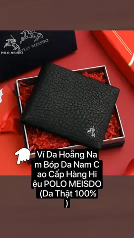 Ví Da Hoẵng Nam Bóp Da Nam Cao Cấp Hàng Hiệu POLO MEISDO (Da Thật 100%) Full Hộp Phù Hợp Làm Quà Biếu Tặng Sinh Nhật PL17 Giá chỉ còn 2.270.000₫!