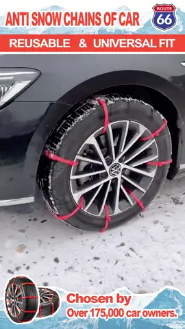 Winter to the car set on this non-slip tie, rain and snow weather is not afraid of the road slip #importanceofthechain #cargoodthings #cartips 