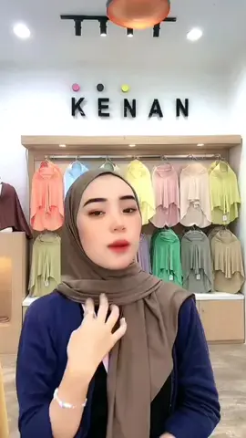 hijab segitiga instant by kenan belakangnya oval ya #hijabinstan #hijabinspiration #hijabdaily #kenan #kenanhijab 