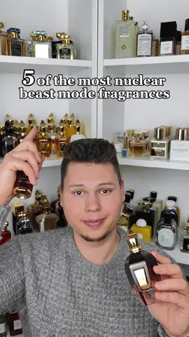 strongest beast mode fragrances! 💪🏼 #beastmode #nuclear #fragrancecollection  #fragrancereccomendations #fyp #fy #cologne #mensfragrance #perfumetiktok 