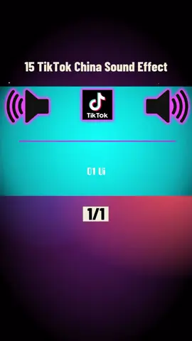 15 TikTok China Sound Effect