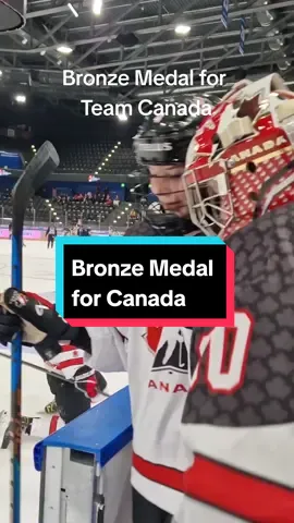 Canada grabs Bronze Medal🥉#U18WomensWorlds #canada #bronze #womenshockey #hockey #hockeytiktoks #fyp #bronzemedal #finals 