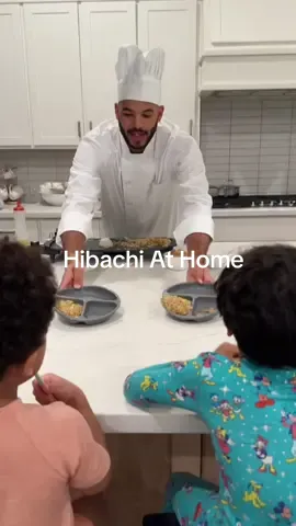 Now they’re asking me for this everyday 😅 #hibachi #hibachiathome #chef