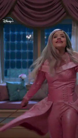 The #QueenOfMean still slays. 🩷👑😈 Anyone else have this Audrey bop on all their playlists still? Listen now on the #Descendants Official Playlist wherever you stream music. #Descendants3 is now streaming on @Disney+. #DisneyMusic #SarahJeffery #DisneyChannel #DisneyPlus