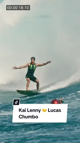 “If I can’t be the one riding the wave, it feels pretty good to tow your partner into a big 💣 and hear the channel cheer” - @Kai Lenny Life of Kai S3 out now on Red Bull TV. @Red Bull Surfing @Lucas Chumbo 