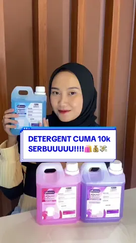 Amorens Detergent hadir dengan penawaran istimewa guys!  Dapatkan kebersihan maksimal dengan ukuran 1 liter, dan sekarang harganya diskon hanya 10 ribu!  Tapi stoknya terbatas, dan promo ini hanya berlaku untuk para pelanggan tercepat. Jangan lewatkan kesempatan ini!  Segera tambahkan produk ke keranjang kuning kamu dan nikmati keuntungan dari promo eksklusif ini.  Bersiaplah untuk kebersihan pakaianmu dengan Amorens! 💧✨ #deterjenmurah #deterjenviral #mencucibaju #laundry 