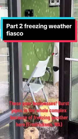 #freezingweather #washington 