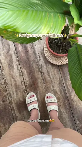 Aesthetic and super affordable jibbitz for your crocs! Click the yellow basket 😅 #crocsstrap #jibbitz #tiktokshop #fypシ #tiktokfinds 