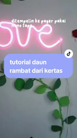 tutorial daun rambat dari kertas #tutorialdaun #tutorial decor kamar ghibli #kreasi aestentik dari kertas #decorkamaraesthetic #diyproject #xyzbca #idehiasankelas #daunrambat #diyroomdecor 