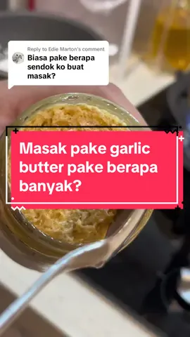 Replying to @Edie Marton kalau pake garlic butter wok&pan gausah banyak” soalnya dikit aja udh harum bgt kok! #japanesegarlicbutter #japanesegarlicbutterwokpan #garlicbutter #garlicbutterspread #garlicbutterrecipe #garlicbuttersauce #garlicrice 