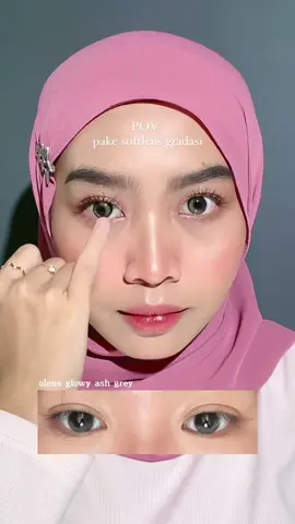 emg susah pake softlens gradasi tp gmana  lucu bgt si 🥹🥹  #fyp #softlens #xyzbcaaaa 