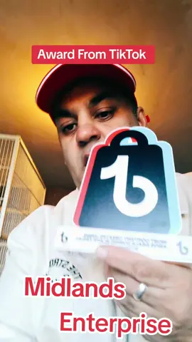 award from TikTok  just recieved my tropy from TikTok  fir most content created during Black Friday using bfhldeals #foryourpage #fyp #trophy #award 