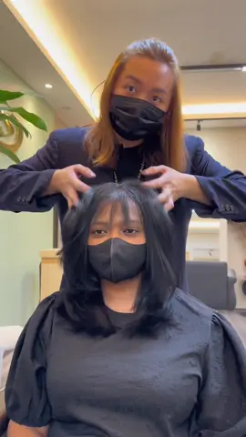 Haircut do makes difference on faceshape✨ Trying out a shorter length with a Korean air bangs🙌🏽 - “Your hair can be better” - Location📍“ Sama Restaurant JB” (Cafe & Salon) 📞 For more info pls dm me or WhatsApp 011-54155813  - #hairbae #hairlife #hairstyles #haircolour #hairideas #haircut #layeredhaircut #layercut #hairtips #indian #indianhsirstyles #indianhairstylist #indianwedding #indiancommunity #indianfood #hairfashion #hairhighlights #fringecut #makeup #indianmakeup #indianmakeupartist #indiancommunity #india #haircut #jbhairsalon #curlyhair #curlyhairsalon #naturalcurls #instadaily #pixiecut #balayage #darkskinbeauty 