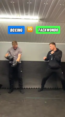 Boxing vs Taekwondo #martialarts #taekwondo #boxing 