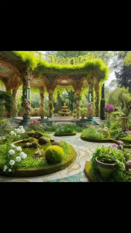 Visiting gardens by Bing Image Creator