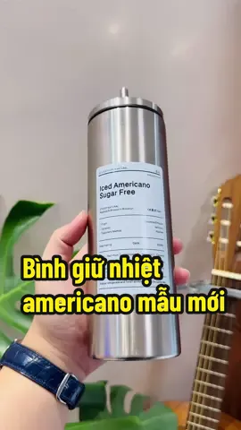 Bình giữ nhiệt đẹp quá mọi người ơi #tranminhdaily #LearnOnTikTok #binhgiunhietamricano #lygiunhiet #dogiadung #ThanhThoiLuotTet 
