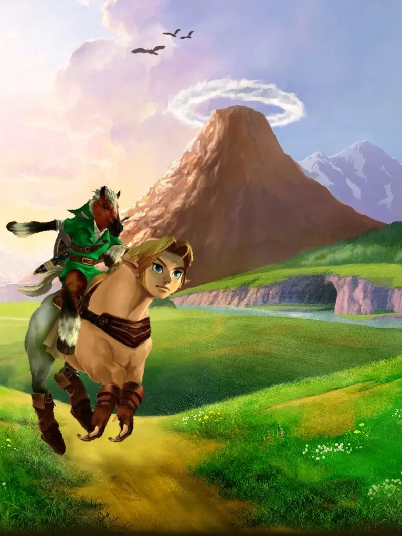 Plus tu regarde moin cv #zelda #zeldamemes #refzelda #ocarinaoftime 