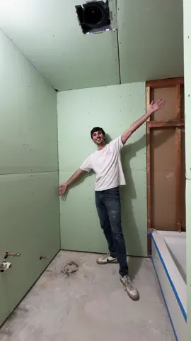 3 Big Bathroom Updates 🎉 It’s weird to start seeing walls in here again, but it’s getting me so hyped! Next step is to install the shower walls and then tile! I can’t wait to show you the design plans I have 👀 #that70sreno #bathroomrenos #diyfail 