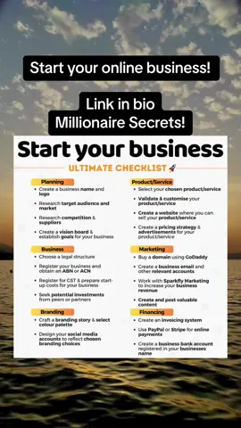 Checklist! #foryou #fy #fyp #foryoupage #startup #startups #entrepeneur #entrepeneurship #businesstips #businesscheck #businessidea #businessideas 