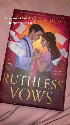 ruthless vows is on sale right now on tiktok shop for £7.49!  #BookTok #fyp #ruthlessvows #rebeccaross #tiktokshopbooks #tiktokmademebuyit 