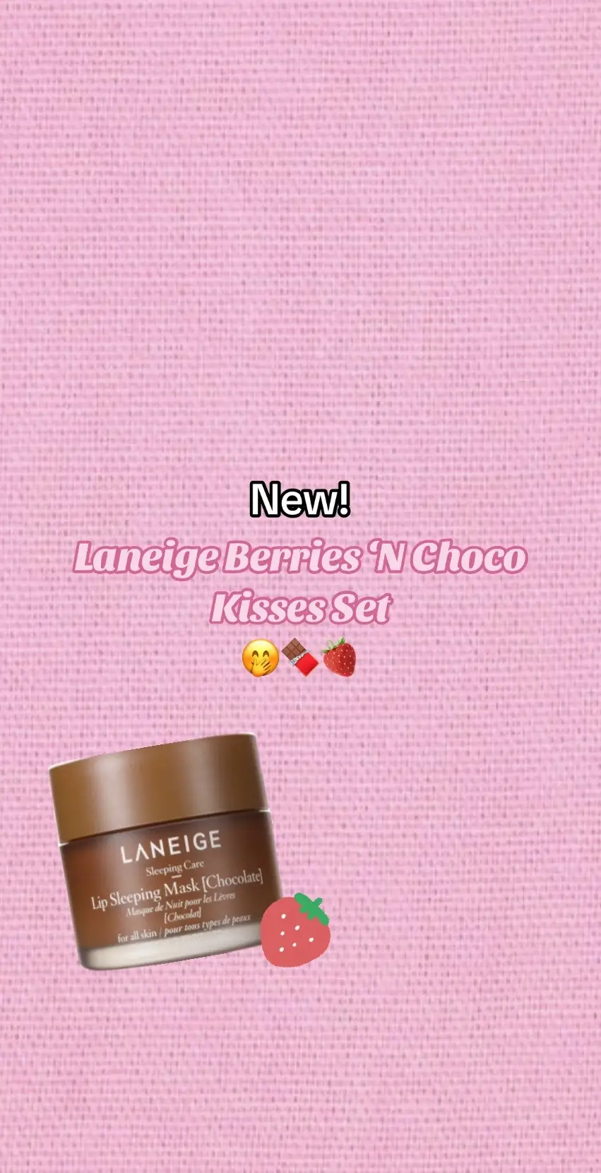 Perfect lip set for Valentine’s Day 🤭 #sephorafavorites #laneigelipmask #laneige #bestlipbalm #lipgloss 
