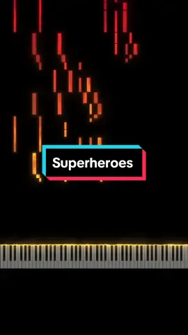 The Script - Superheroes #Piano #fyp #viralvideo #superheroes 