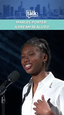 In honor of MLK Day, student poet Marlee Porter created an original poem for #TheTalk called, ‘A Dream Realized.’ #mlkday #drmartinlutherkingjr 