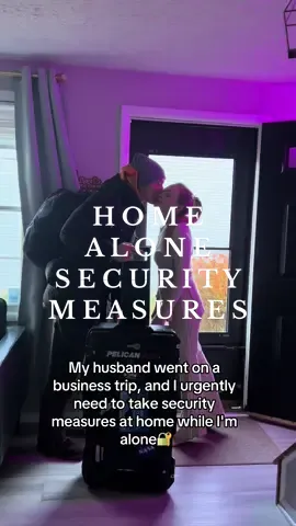 Home security measures when you're home alone🔒 #homesafety #homesecurity #homesafe  #housesafetytips #homesecuritytips #girlssecurity #homesecuritymeasures #safety #becareful #becarefull #thiefsimulator #womansecurity #womensafetytips #womensafety #homealone #homealonehouse #homealonechallenge 